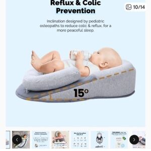 Anti colic baby bed/ feeding pillow